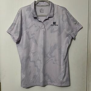 Nike Purple Polo Shirt Sporty Design